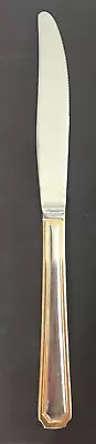 Oneida Gold Accent Glossy Stainless Flatware ~ Dinner Knife 9  ~ Lyon • $6