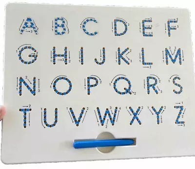 STEM Magnetic Alphabet Letter Tracing Board With Stylus Pen • £18.30