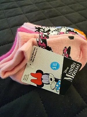 Minnie Mouse Girls Toddler No Show Socks NWT Size 4-6.5 • $4.75