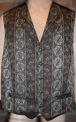 Wak Maker Frontier Clothing Vest Mens 4X Western Wear 5 Button 2 Pockets EU • $36.29