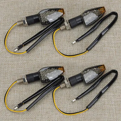 4pcs/Kit Motorcycle LED Turn Signal Light Blinker Indicator Lamp Universal • $13.23