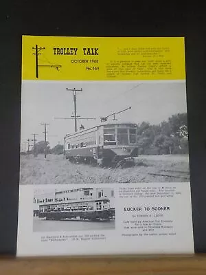 Trolley Talk #189 1988 October Key System 1224 Little Utility Car In O Scale • $6.50