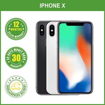 $437.90 • Buy New Apple IPhone X 10 64GB 256GB  Factory Unlocked Sealed AU SELLER FREE EXPRESS
