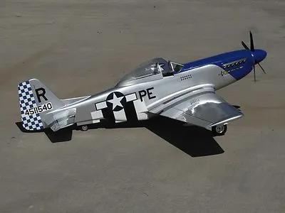 Scale P51 Mustang  50   Scale RC Model Airplane Printed Plans • $22.90