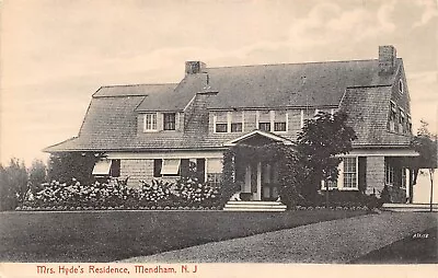 Mrs. Hyde's Residence Mendham New Jersey UDB C1905 Postcard • $14.68