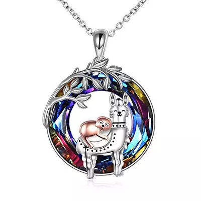 Fashion Exquisite Blue Ring Crystal Penguin Pendant Necklace Jewelry Gift  • $0.51