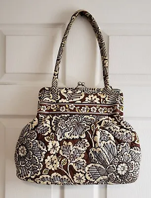 Vera Bradley Slate Blooms Retired Purse Handbag EUC • $19