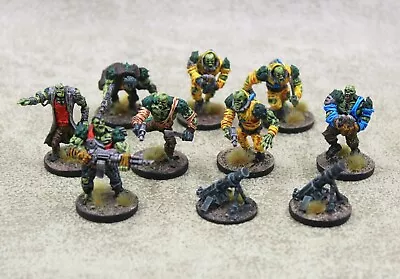 Firefight Plague Stage 3A GHOULS X8 +2 Mortars Well Painted Mantic Games 13709 • $31.10