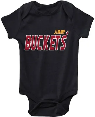 Baby Jimmy Butler Miami Heat Jimmy Buckets Logo Creeper Romper • $18.99