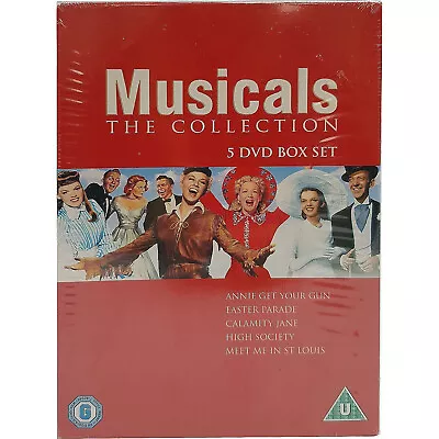 Musicals The Collection 5 Movie DVD Boxset Box Set High Society Calamity Jane U • £9.99