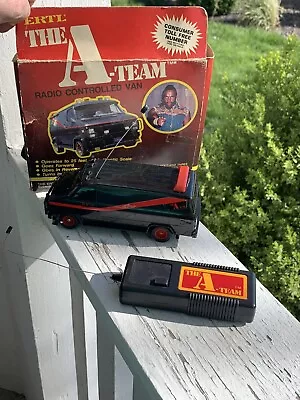 VINTAGE Mr. T 1983 ERTL A-TEAM RADIO CONTROLLED VAN & ORIGINAL BOX (18B) • $75