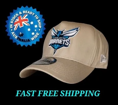 Charlotte Hornets Nba New Era 9forty Beige Snapback Cap Hat La Ny Nfl Mbl • $35