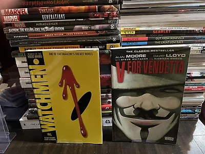 DC Comics Watchmen 4 TPB OOP V For Vendetta Alan Moore • $16