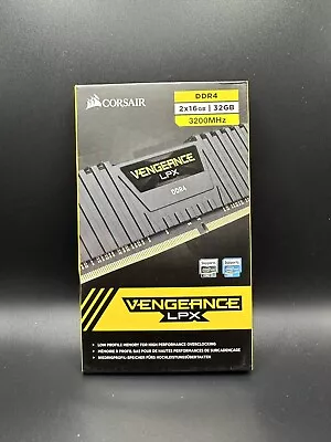 Corsair Vengeance LPX 32GB PC4-25600 DDR4-3200 Memory - CMK32GX4M2E3200C16 • $54.99