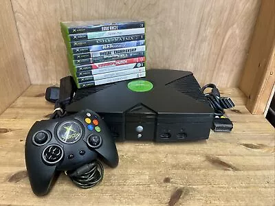 Microsoft Original OG Xbox Console With Official Controller & 10 Games Bundle • £77.99