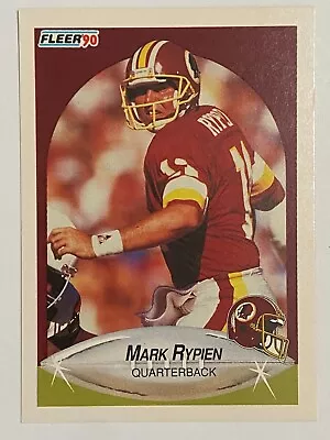 1990 Fleer #166 Mark Rypien Washington Redskins • $0.99