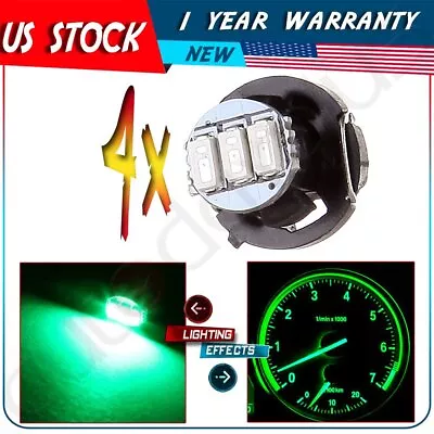 4x Green 3014 Smd T4/t4.2 Neo Wedge Led Dash A/c Climate Control Light For Honda • $8.92