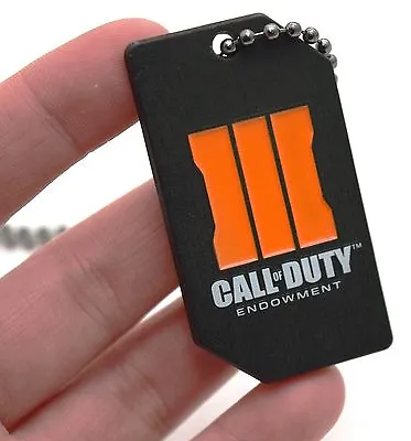 NEW CALL Of DUTY: Black Ops 3 Endowment Limited Edition Dog Tag COD III Necklace • $4.66