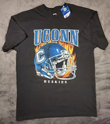 $11.99 • Buy Vintage Uconn Huskies NCAA T Shirt Size L Large 