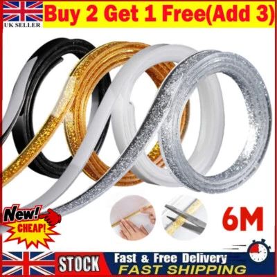 £3.99 • Buy Bath Kitchen Caulk Tape Sealant Strip 6M Self Adhesive Toilet Wall Sealing Tape