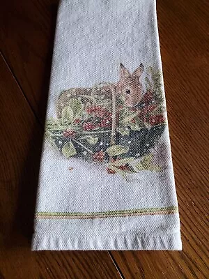 Marjolein Bastin Kitchen Towel - Bunny In Basket • $12.99