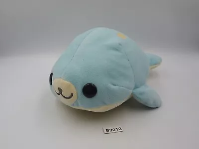 Mamegoma B3012 Amagoma Blue San-x Plush 6  Stuffed Toy Doll Japan • $20.50