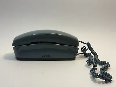 Vintage Clamshell Phone Northwestern Bell Push Button Corded Wall Desk Blue • $20.99
