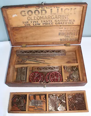 Antique Vintage 1915 A.C. Gilbert Erector Set In (Wood Box Not Original) • $160