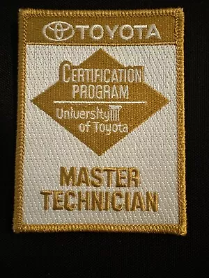 Toyota Master Technician Patch New!  • $16.99