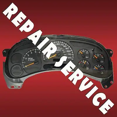 Buick Chevy GMC GM Pontiac Speedometer Instrument Gauge Cluster Repair Service • $74.09