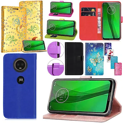 £3.35 • Buy For Motorola Moto G7 Power G8 Plus E5 G6 Play PU Leather Wallet Flip Case Cover