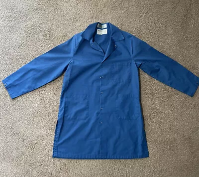 Vintage Angelica Blue Lab. Coat Size Small Style 371 - E80 • $18