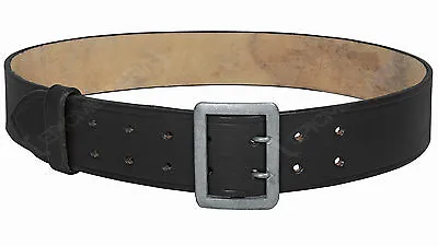 £29.95 • Buy WW2 German Army Style Black Leather Officers Belt With Claw Buckle - All Sizes