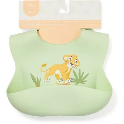 ~ Disney ~ The Lion King Silicone Bib ~ Baby ~ Nursery ~ Simba ~ • $54.99