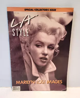 MARILYN MONROE: Lost Images L.A. STYLE MAGAZINE FEBRUARY 1988 Photography • $14.92