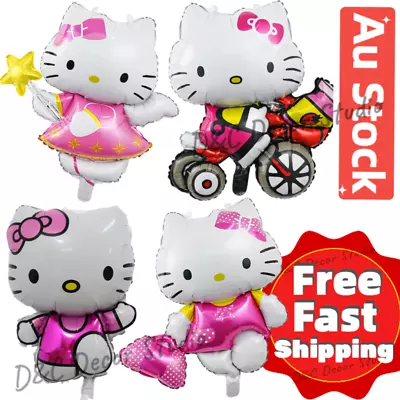 Hello Kitty Balloons Kids Party  Birthday Decoration Pink Baby • $5.80