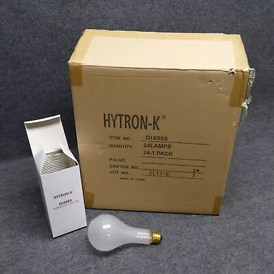 24 Hytron-K PS25 Frost 300 Watt Incandescent Medium Base Light Bulbs 130V New • $64.99