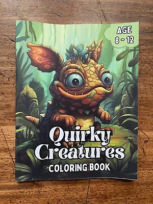 Quirky Creatures Coloring Book By Garolin Brown (Paperback 2023) • £5.50