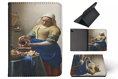 Case Cover For Apple Ipad|johannes Vermeer - The Milkmaid Art Paint • $44.95