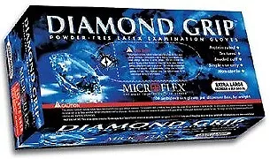 Diamond Grip Latex Gloves XL Case Price Available MICROFLEX - BC - 40 MF300XL • $21.29