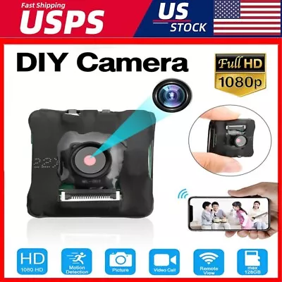 DIY HD Shirt Button Built-in Battery DV Wireless WIFI Mini Micro Camera Recorder • $12.24