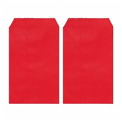 Strawberry Red Mini Flat Greaseproof Paper Bags Envelopes For Small Wedding C... • $10.22