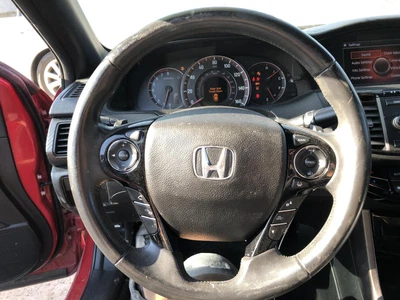 $135 • Buy 2015 2016 2017 HONDA ACCORD Factory Steering Wheel Black Leather NO BAG!  801058