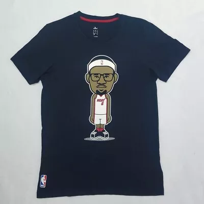 Adidas X Miami Heat NBA T-Shirt | Geek LeBron James | Small | Rare • £11.95