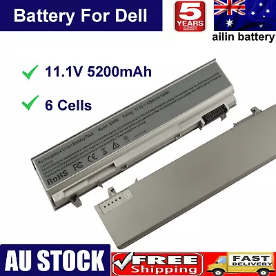 6Cells Battery For Dell Latitude E6400 E6410 E6500 E6510 M2400 M4400 W1193 PT434 • $29.99