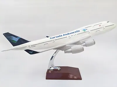 Garuda INDONESIA  Large Plane Model 747 Model Airplane 45Cm • $105.95