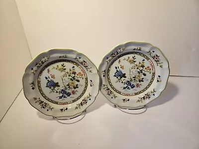  Mikasa Heritage ~ IMARI BOUQUET Floral Salad Dessert Plates 8” F2006 ~ Set Of 2 • $7.44