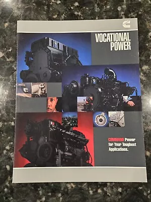 Cummins Engine Brochure 1990 Spec Sheet L10 C8.3 N14 • $7