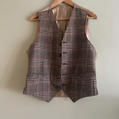 Austin Reed Tartan  Waistcoat Size 48 • £15