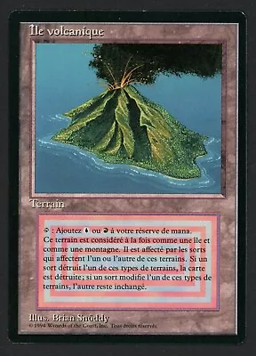 ***FBB French Volcanic Island*** MTG Revised Magic Kid Icarus • $447